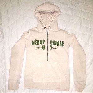 Mid zipper hoodie aeropostal women’s small